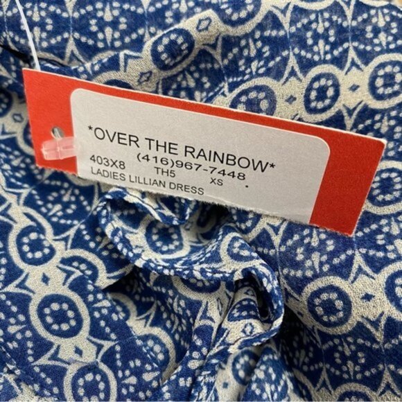 Misa Los AngelesLillian Printed Ruffle Mini‎ Shirtdress Women Size XS - Picture 11 of 12